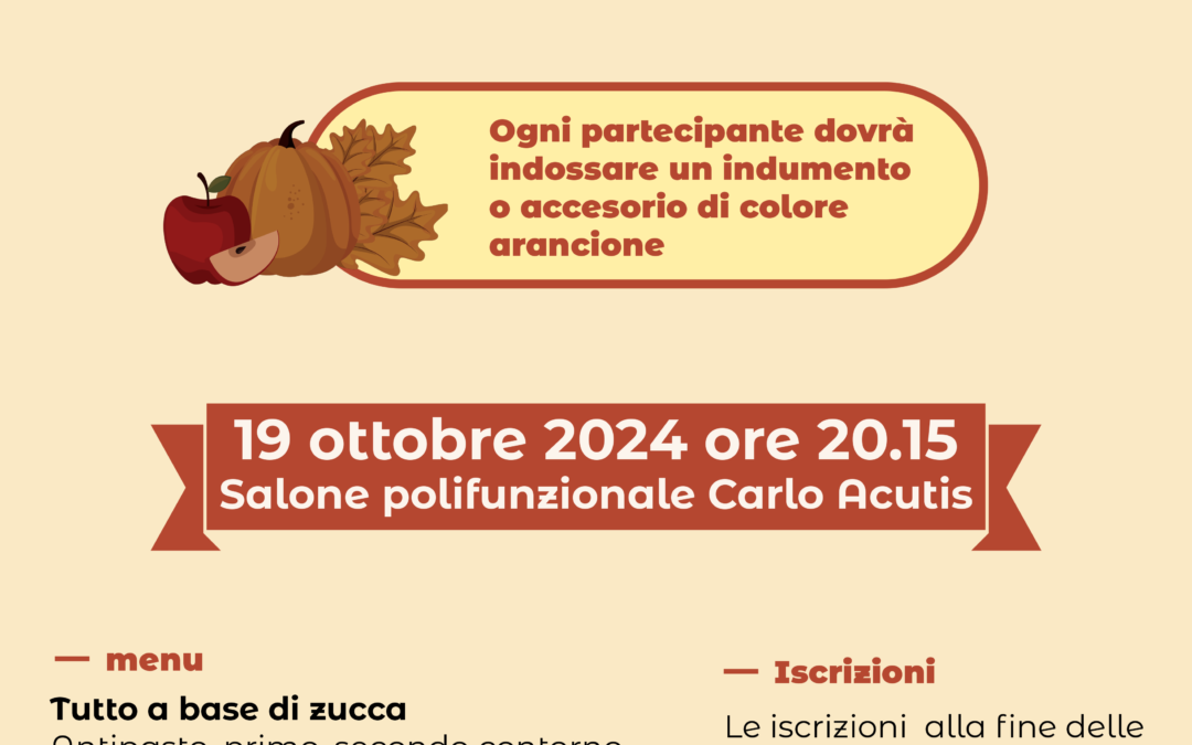 La Zucca Assassina con delitto – 19 ottobre 2024