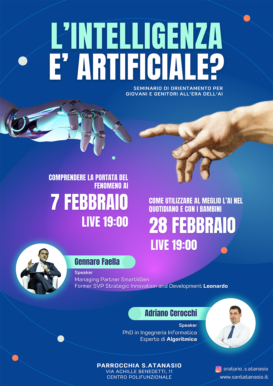 L’intelligenza è artificiale? 7 e 28 febbraio 2025